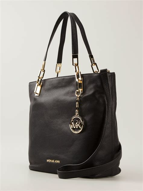 michael kors black handbag whit black hardwared|Michael Kors black handbags clearance.